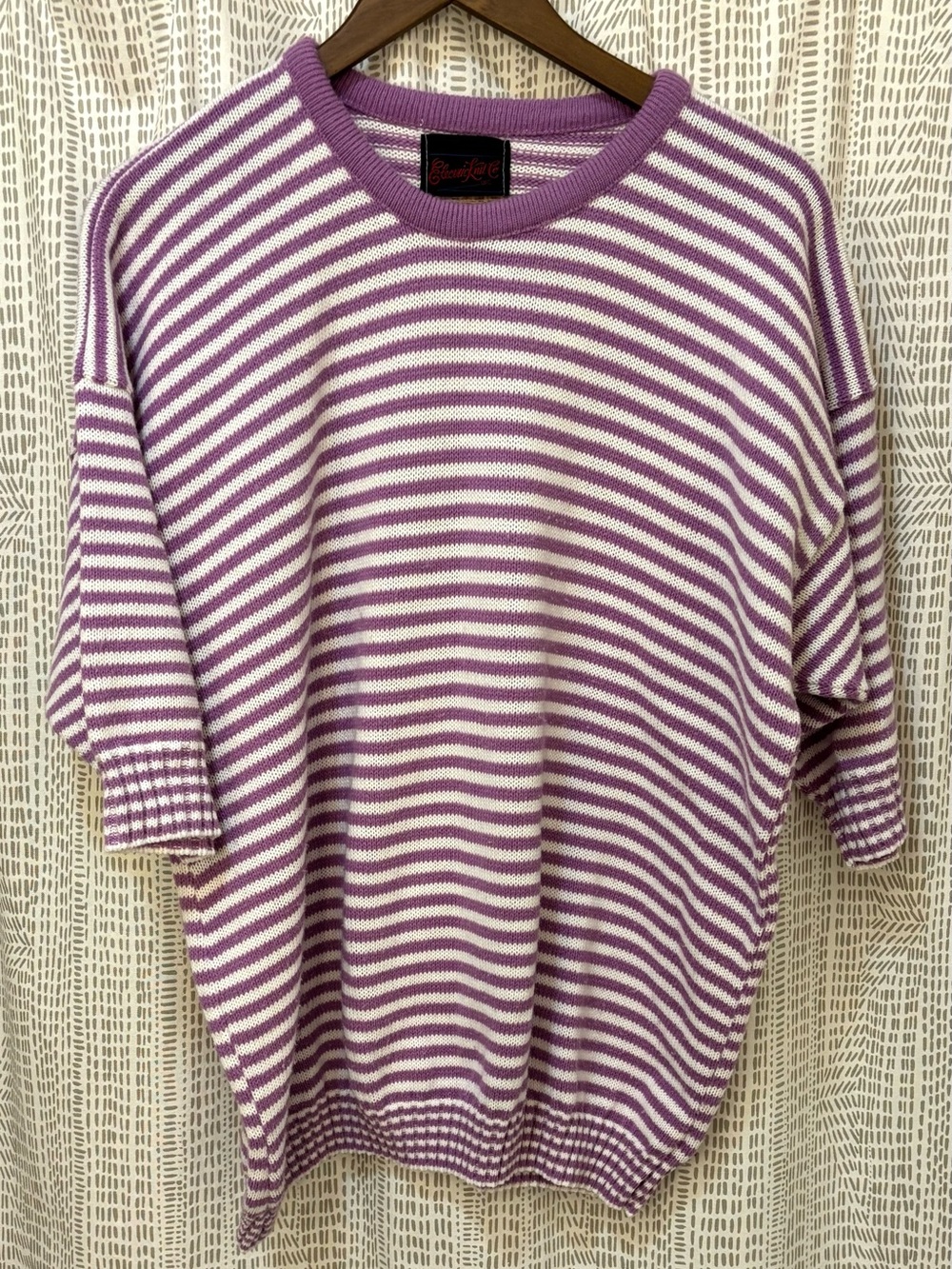 Vintage purple stripe sweater